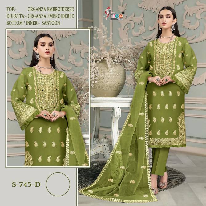 S 745 Function Wear Wholesale Pakistani Dress Material